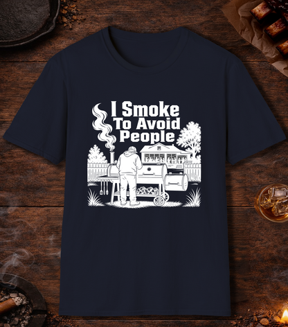 I Smoke To Avoid People - Navy