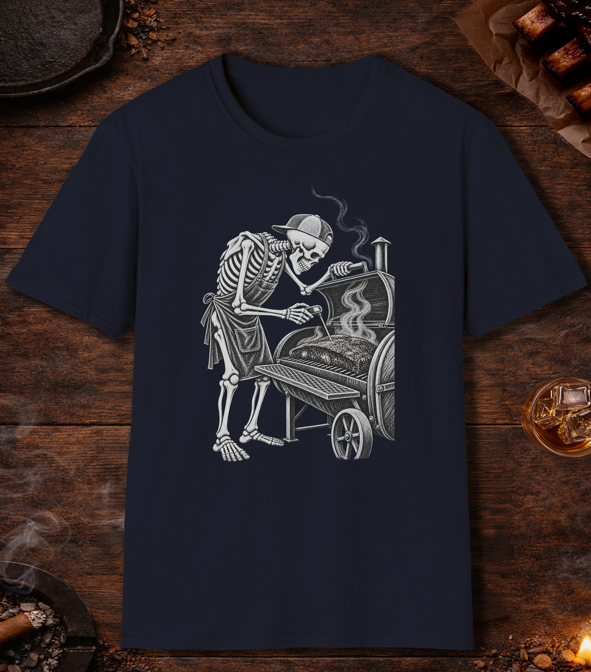 Skeleton Temp - Navy