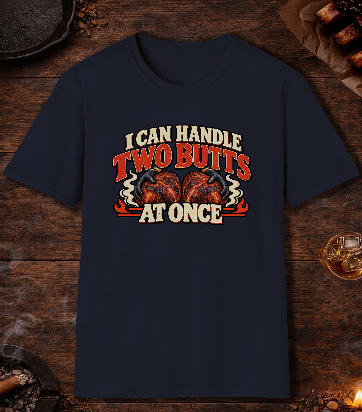 Handle Butts T-Shirt - Navy