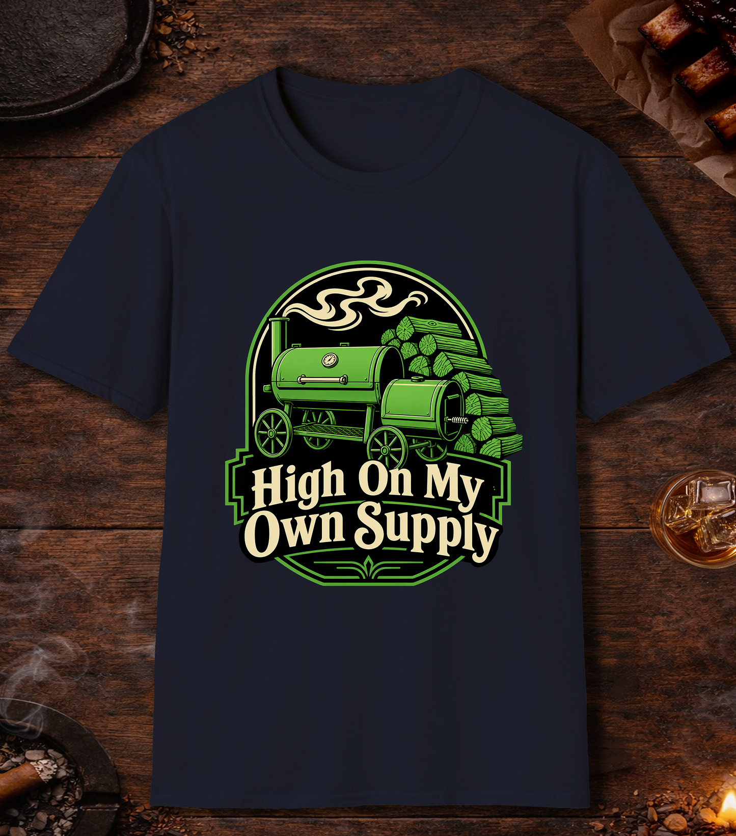 High On My Own Supply - Navy
