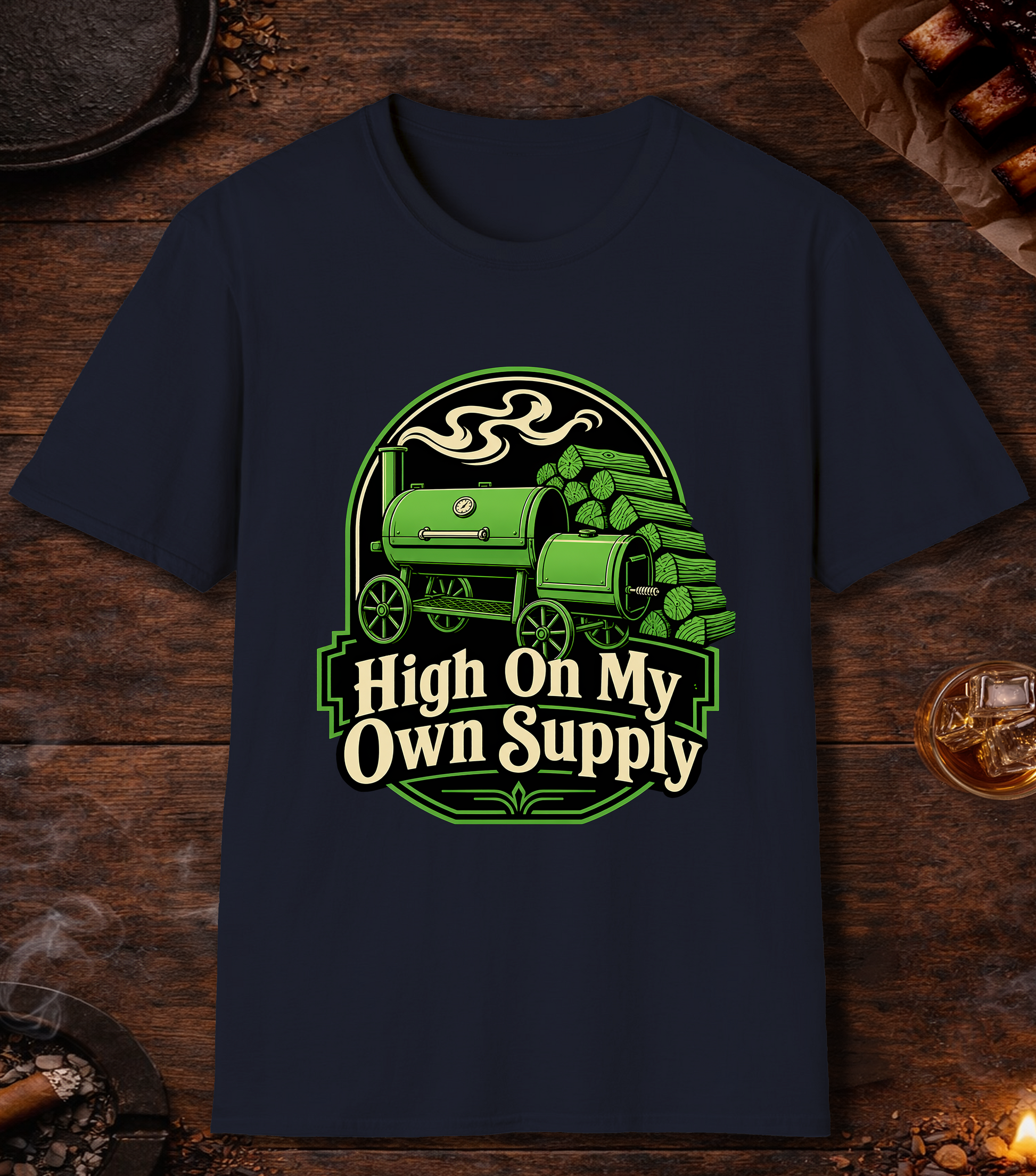 High On My Own Supply - Navy