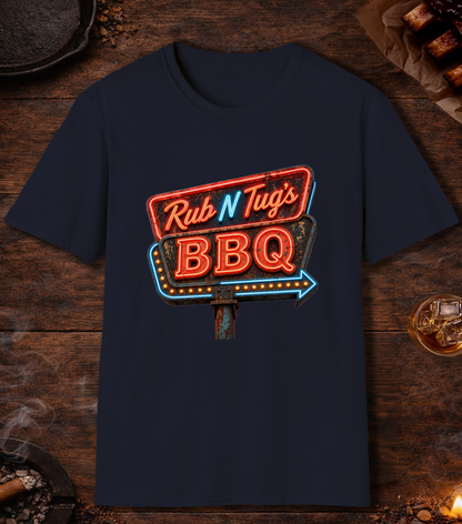 Rub N Tugs BBQ T-Shirt - Navy