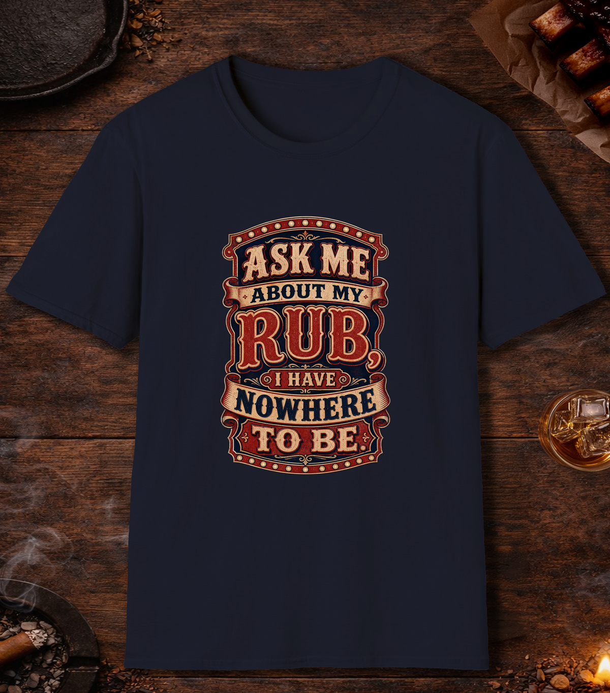 Ask About Rub - Navy