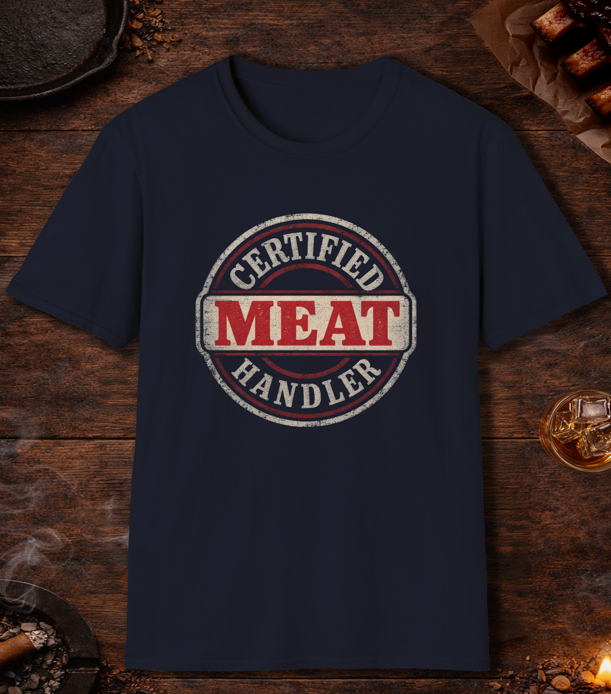 Meat Handler T-Shirt - Navy