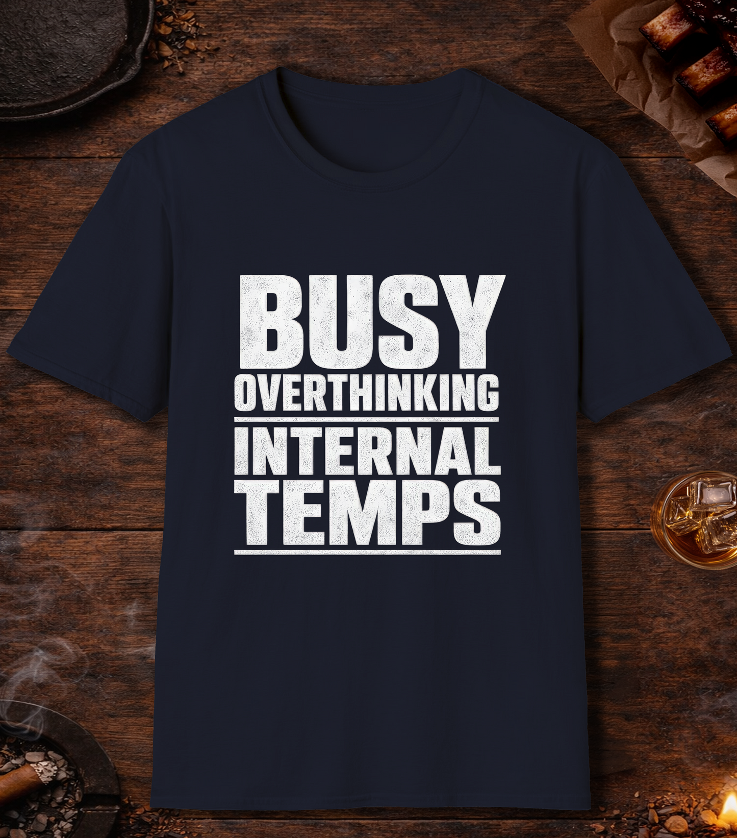 Busy Overthinking T-Shirt - Navy