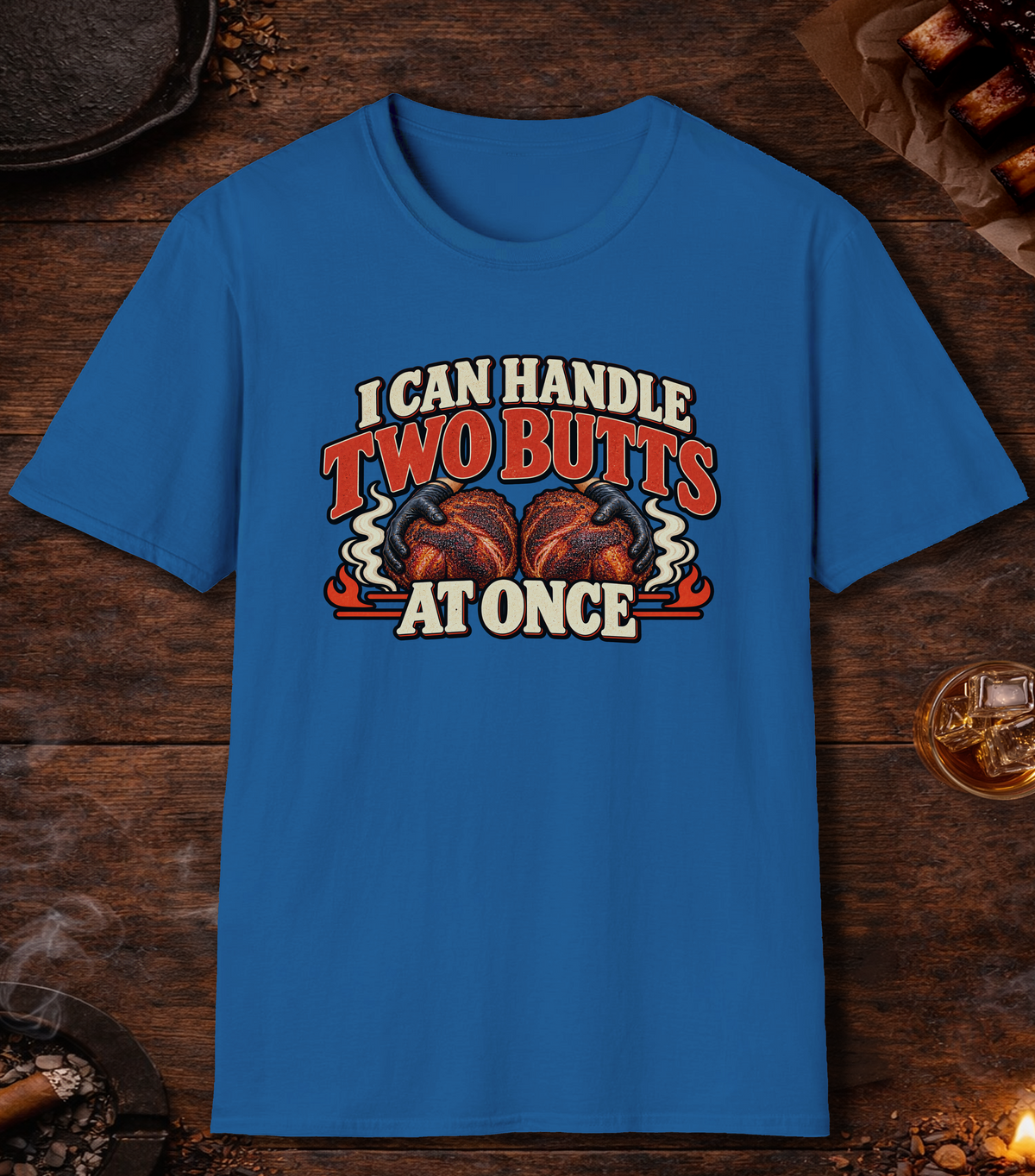 Handle Butts T-Shirt - Royal
