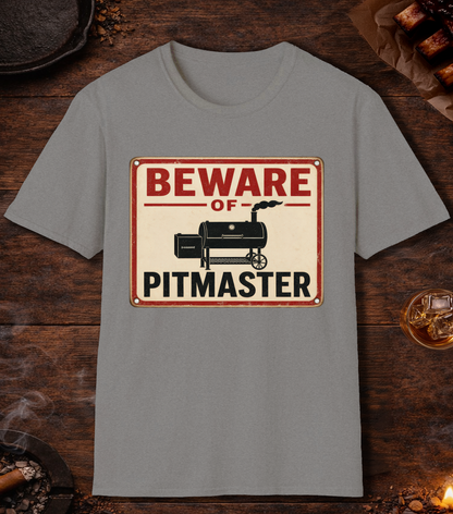 Beware of Pitmaster T-Shirt - Sport Grey
