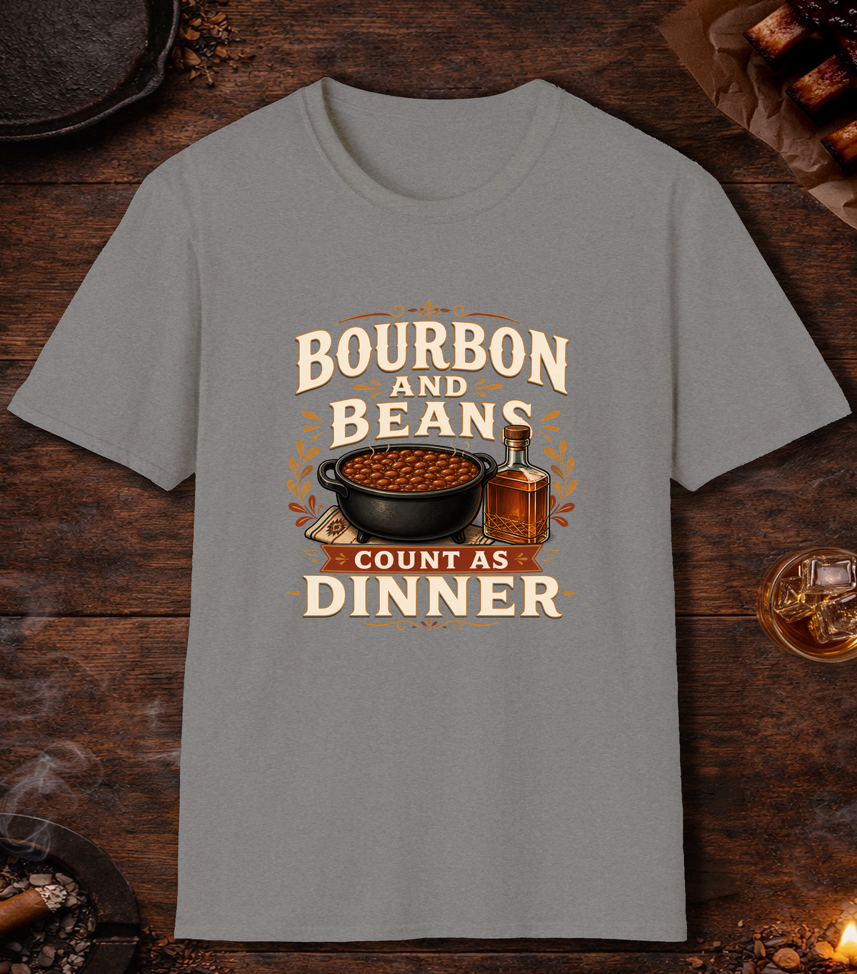 Bourbon and Beans - Sport Grey