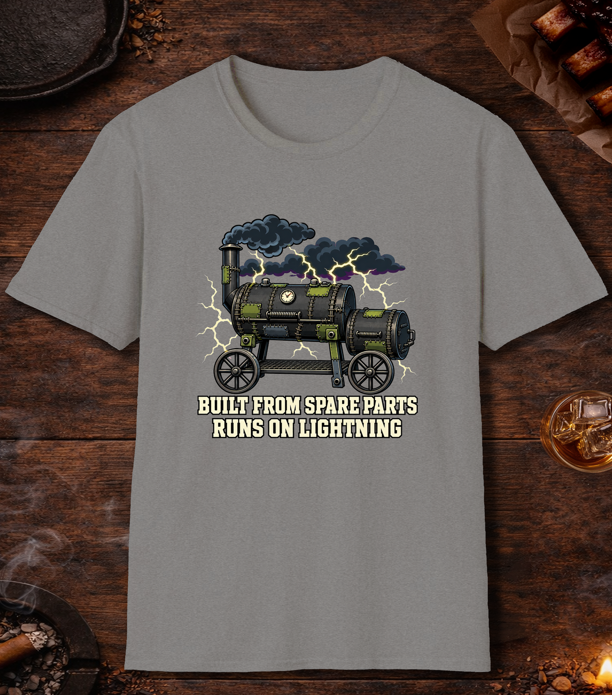 Runs on Lightning - Sport Grey
