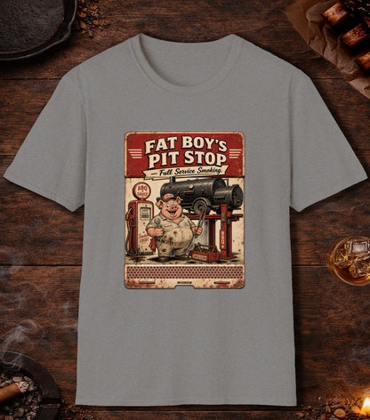 Fat Boy's Matchbook T-Shirt - Sport Grey