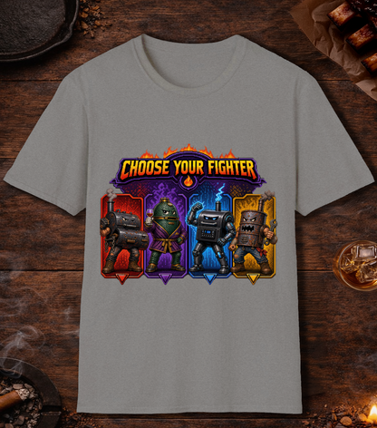 Choose Your Fighter T-Shirt - Sport Grey