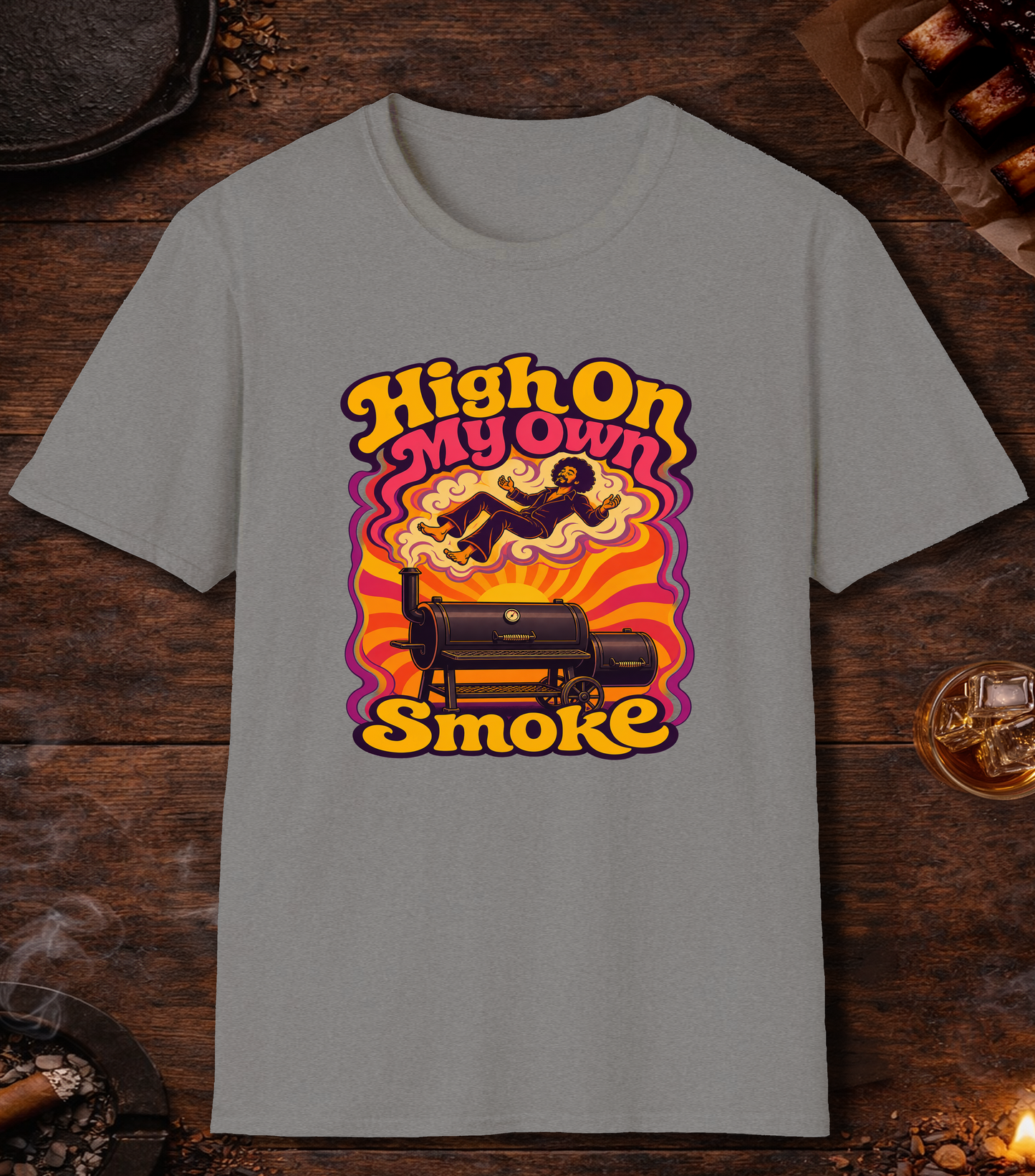 High On My Own Smoke - Sport Grey