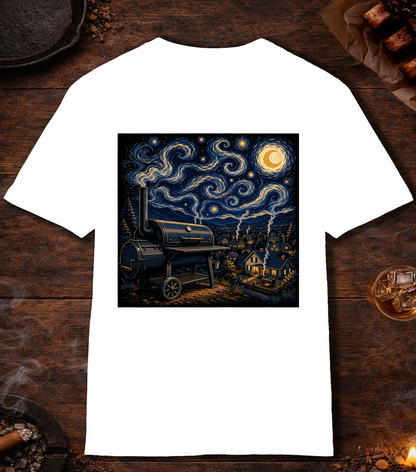 Smokey Night T-Shirt - White