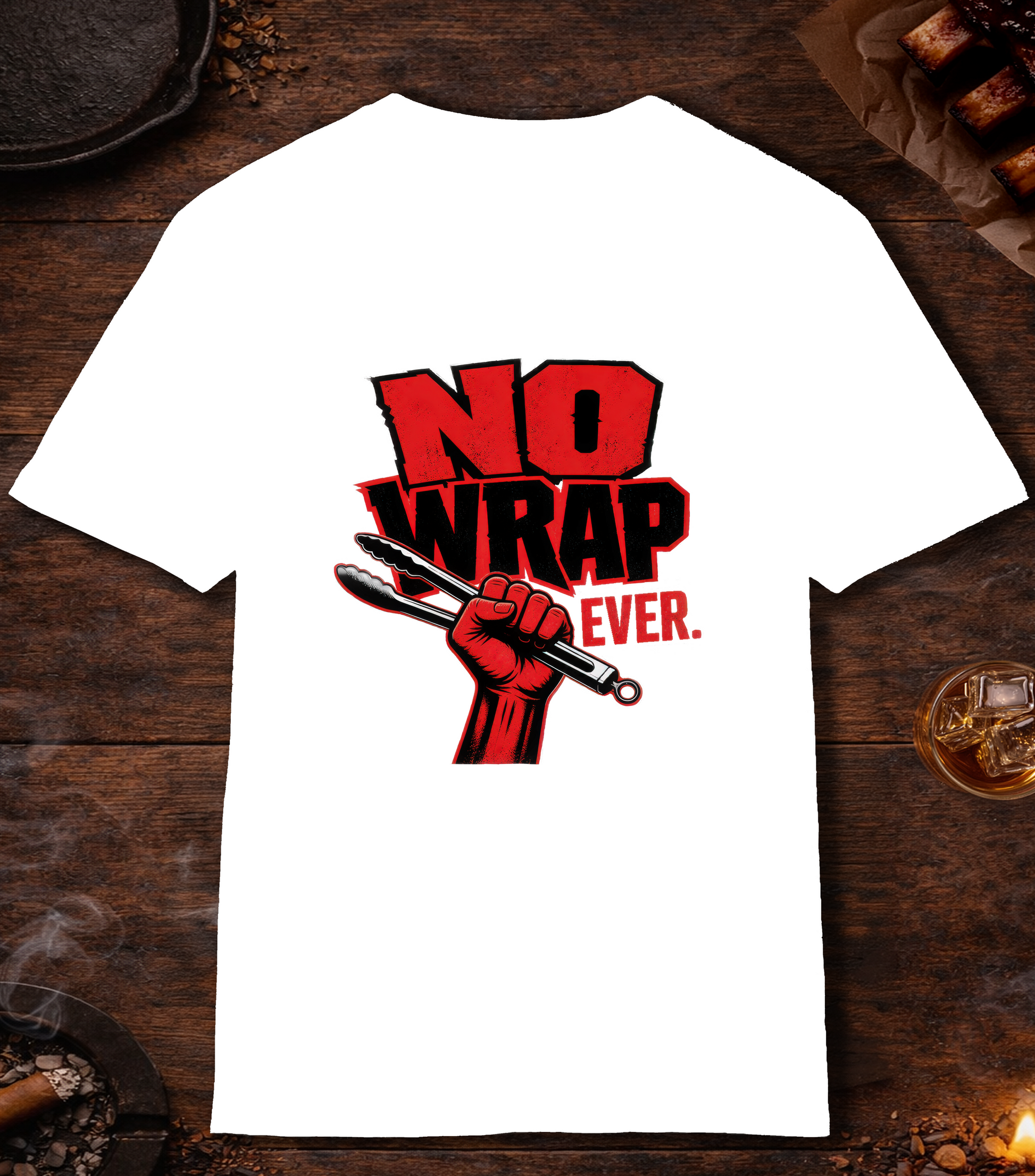 No Wrap Ever T-Shirt - White
