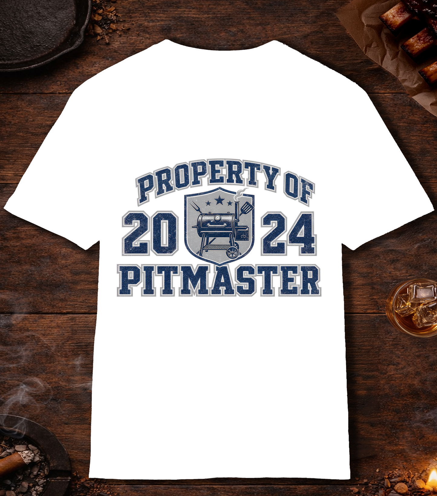 Property of Pitmaster T-Shirt - White