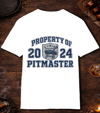 Property of Pitmaster T-Shirt - White