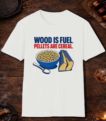 Pellets Are Cereal T-Shirt - White