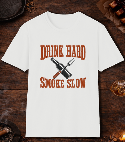 Drink Hard Smoke Slow T-Shirt - White