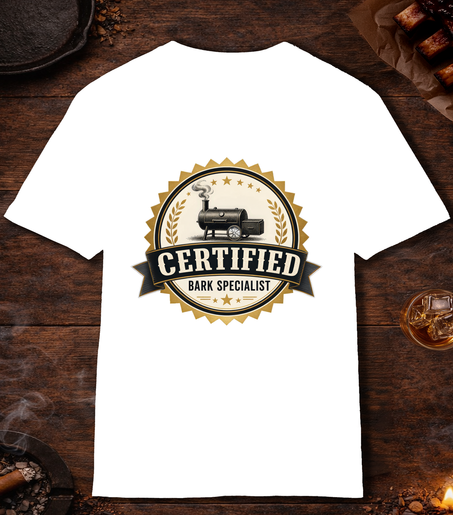 Certified Bark Specialist T-Shirt - White