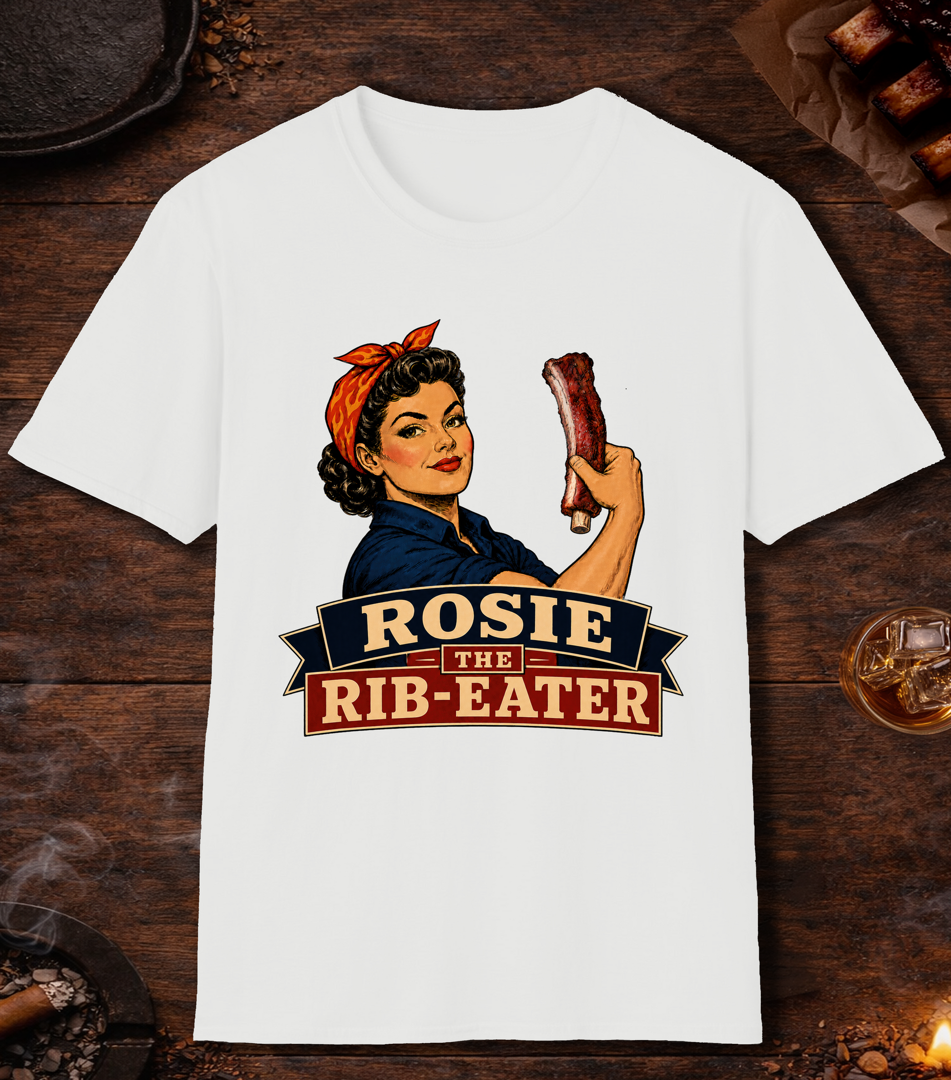 Rosie The Rib-Eater - White