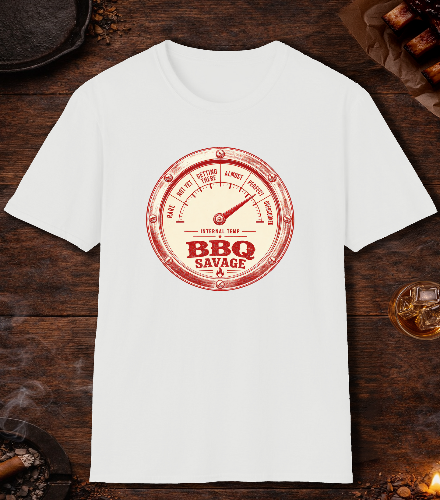 Temp Guage T-Shirt - White