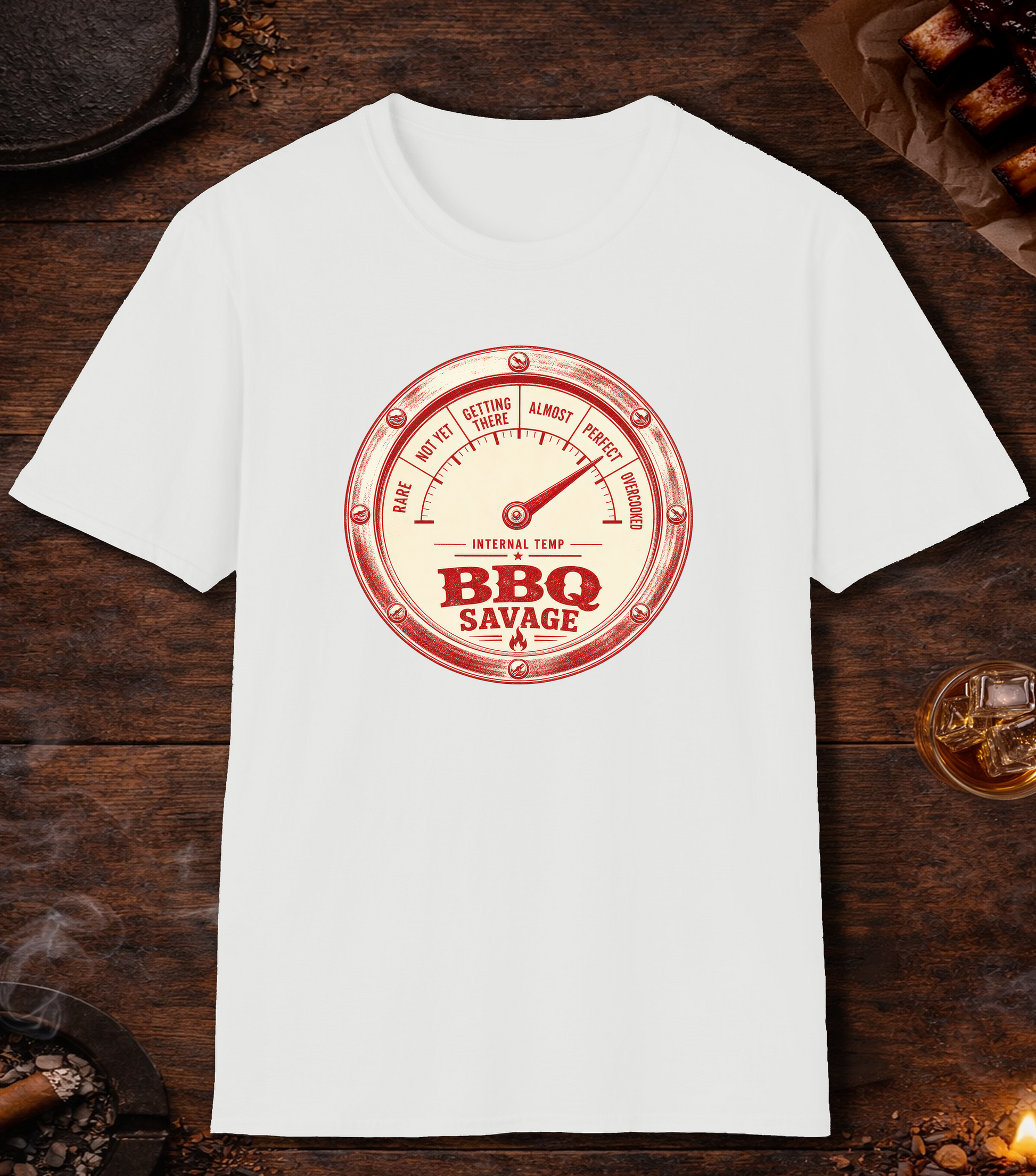 Temp Guage T-Shirt - White