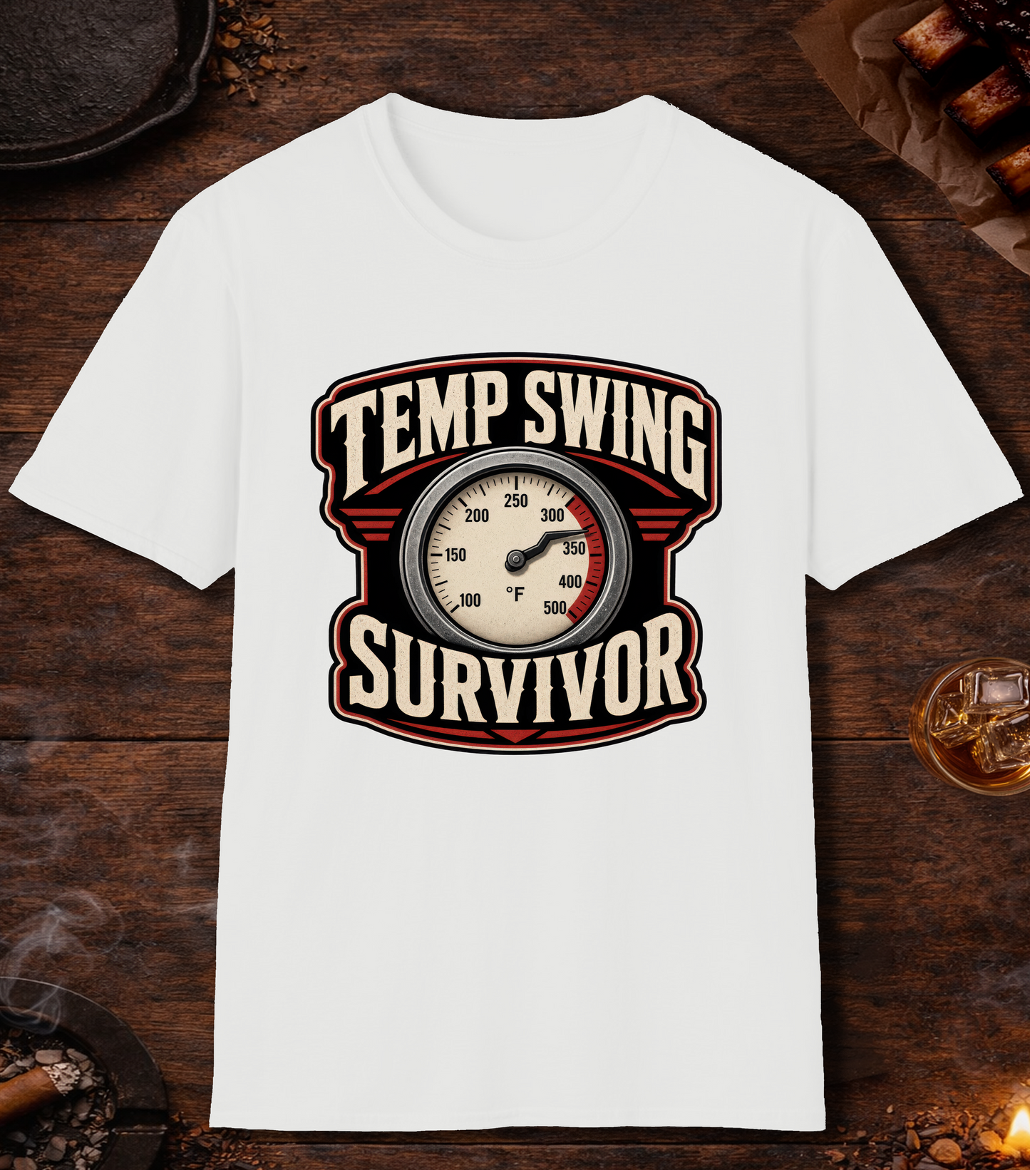 Temp Swing Survivor T-Shirt - White