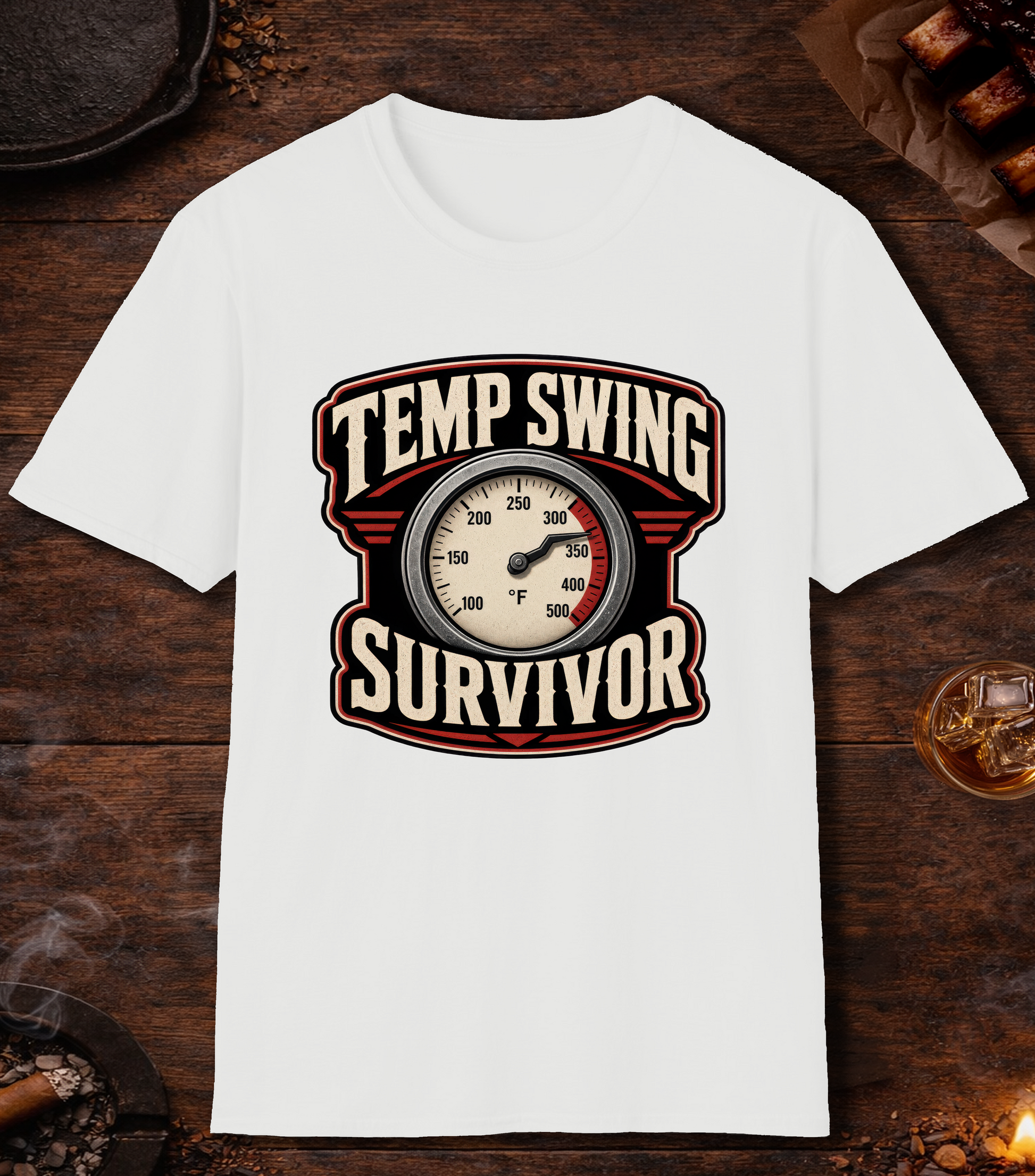 Temp Swing Survivor T-Shirt - White