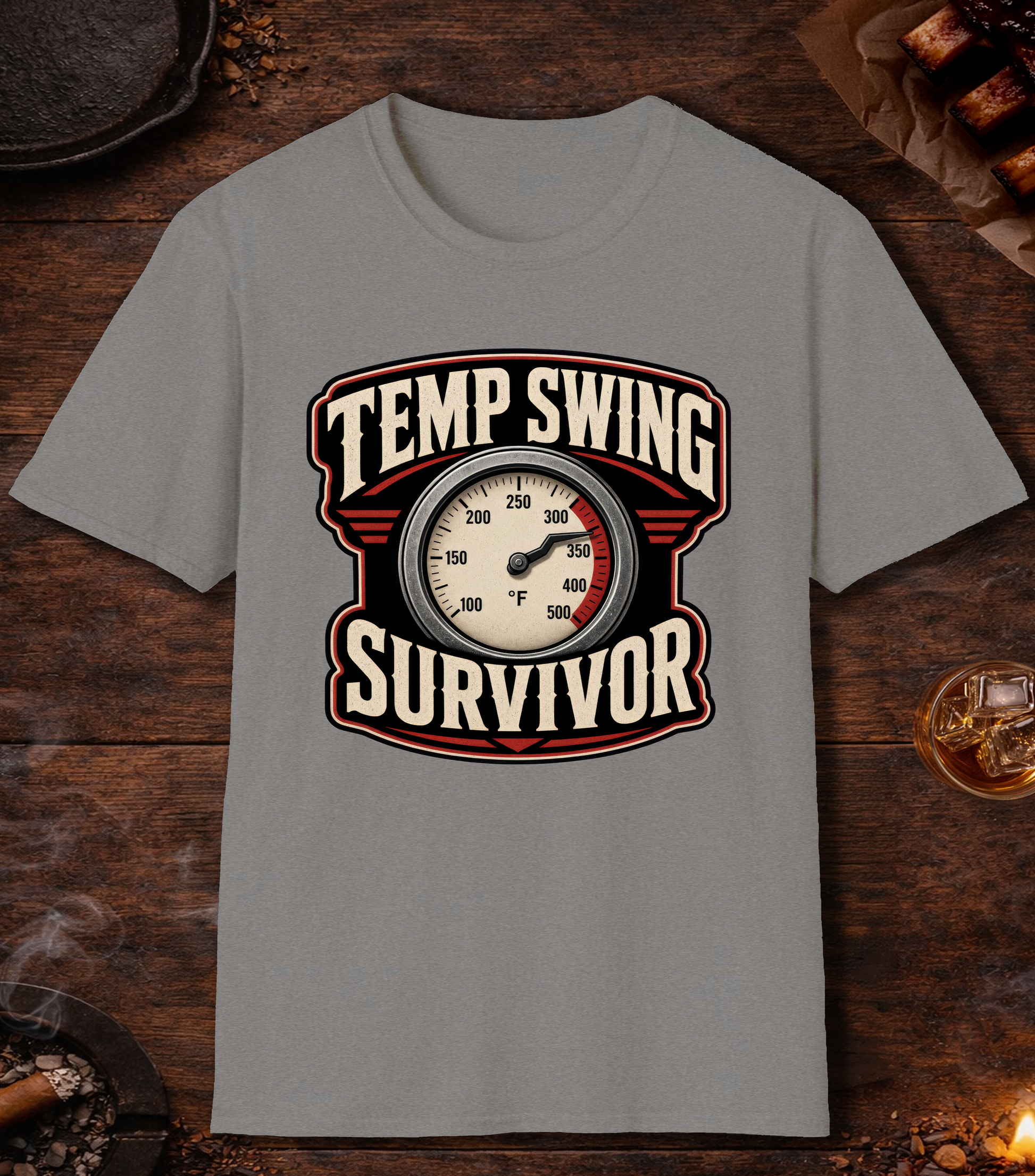 Temp Swing Survivor T-Shirt - Sport Grey