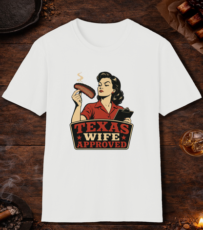 Texas Wife Approved T-Shirt - White