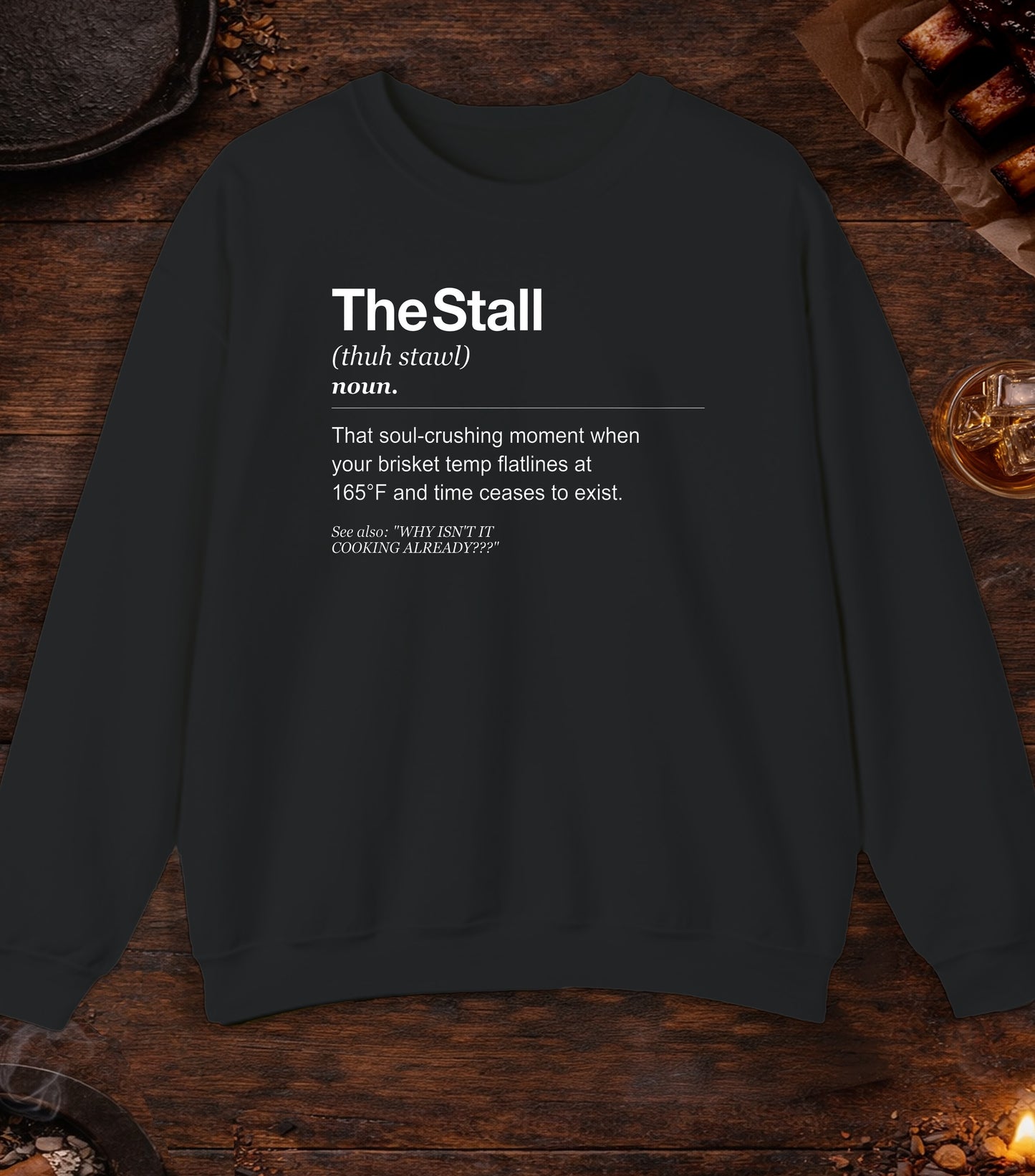 The Stall Definition Crewneck - Black
