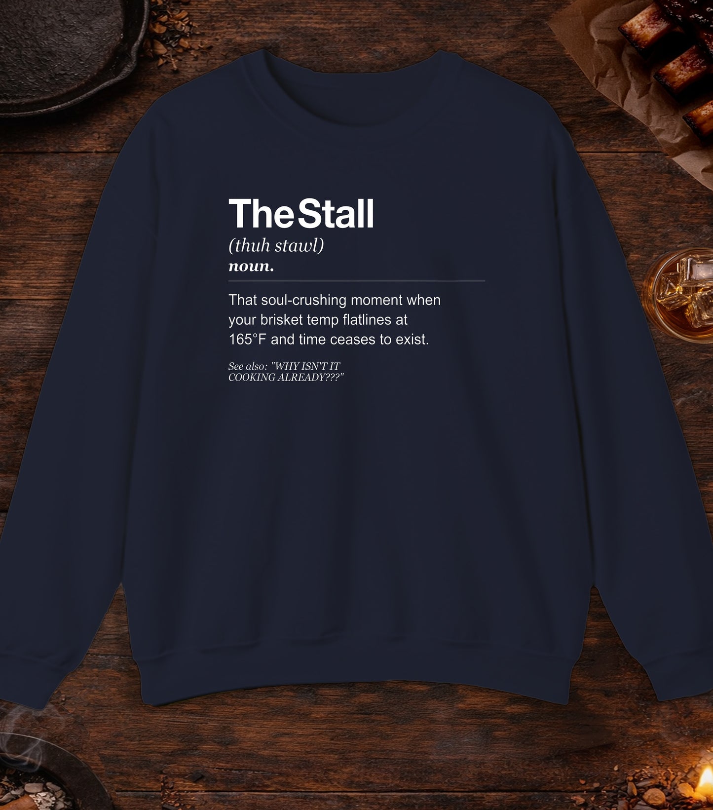 The Stall Definition Crewneck - Navy