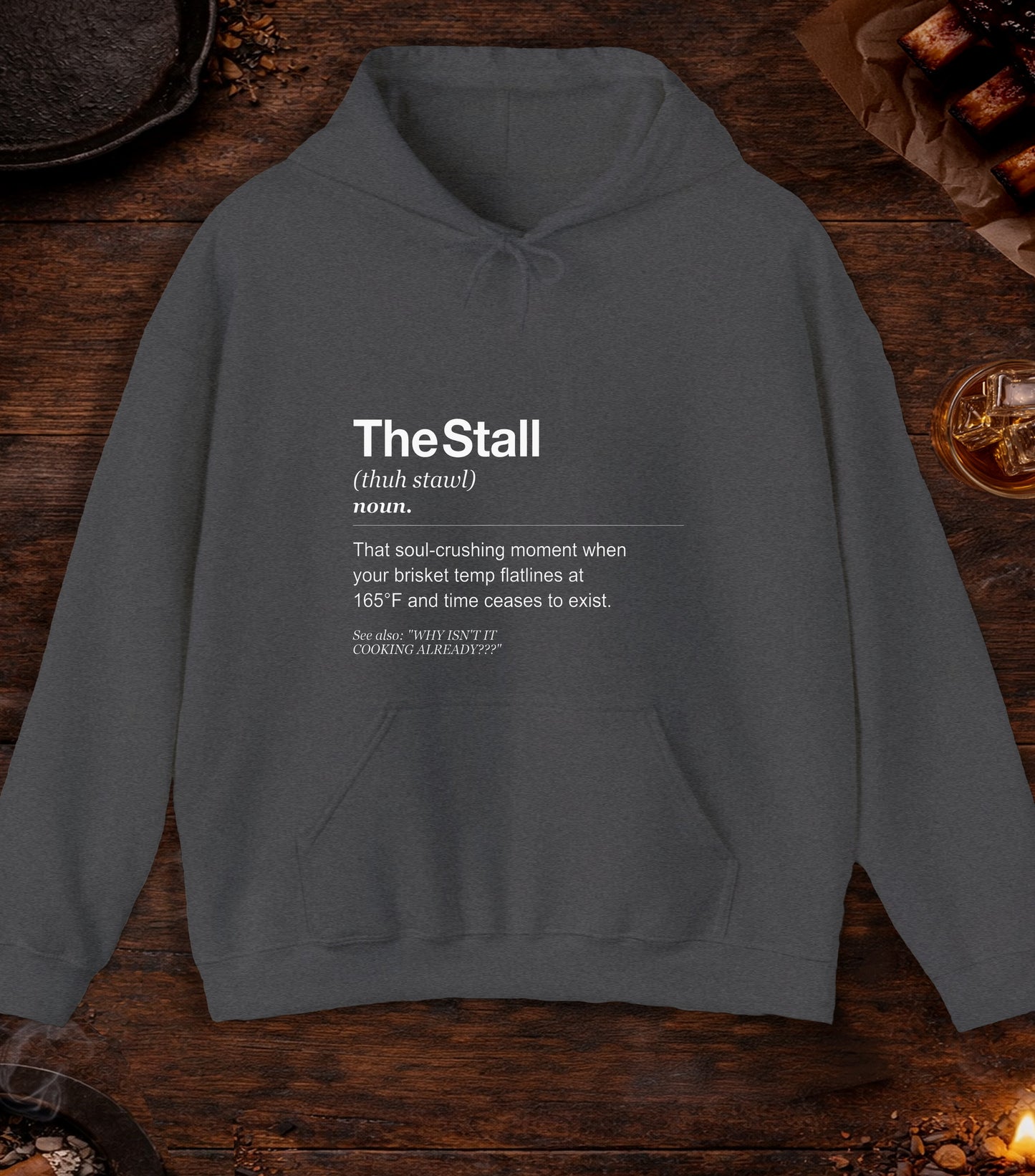 The Stall Definition Hoodie - Dark Heather