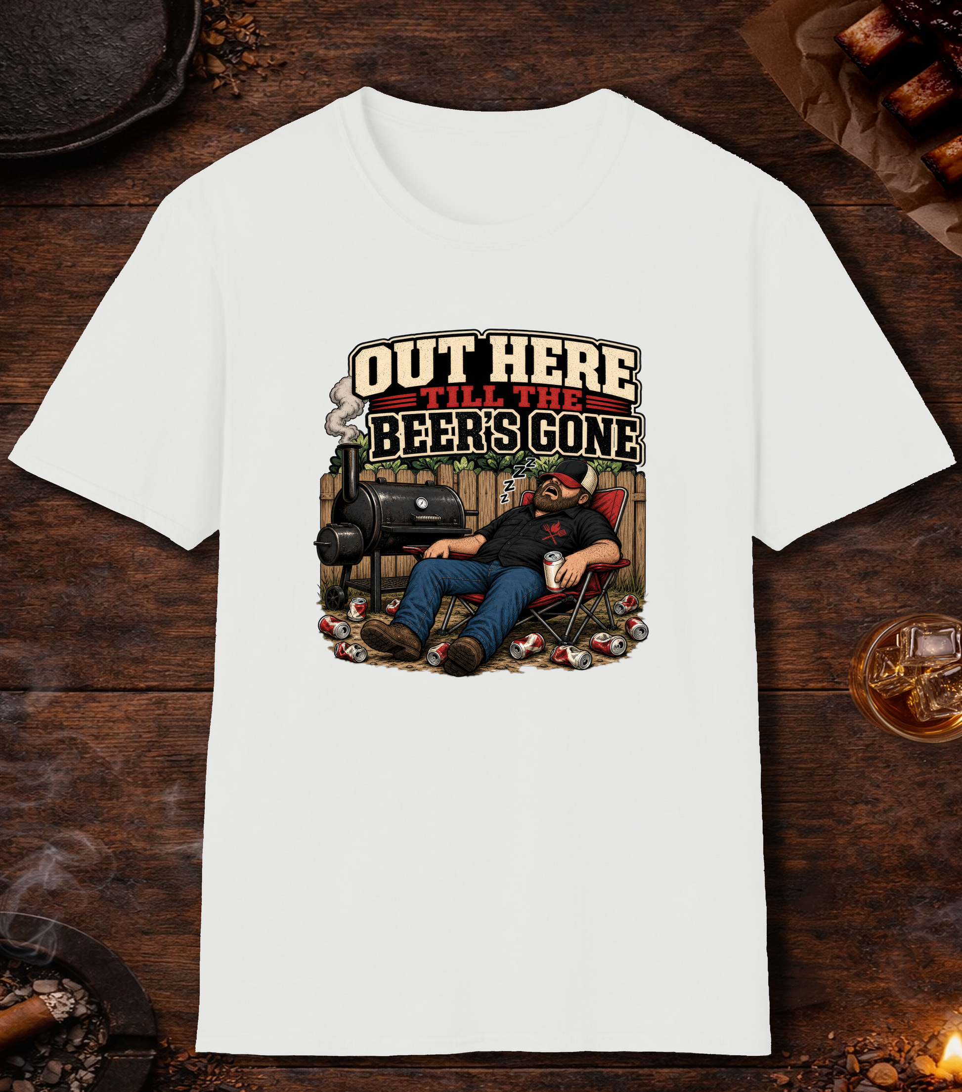 Till the Beer's Gone T-Shirt - White