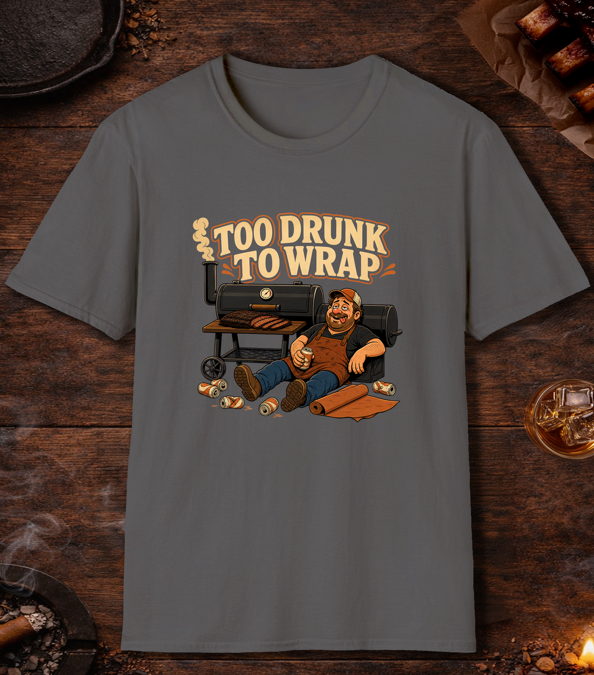 Too Drunk - Charcoal