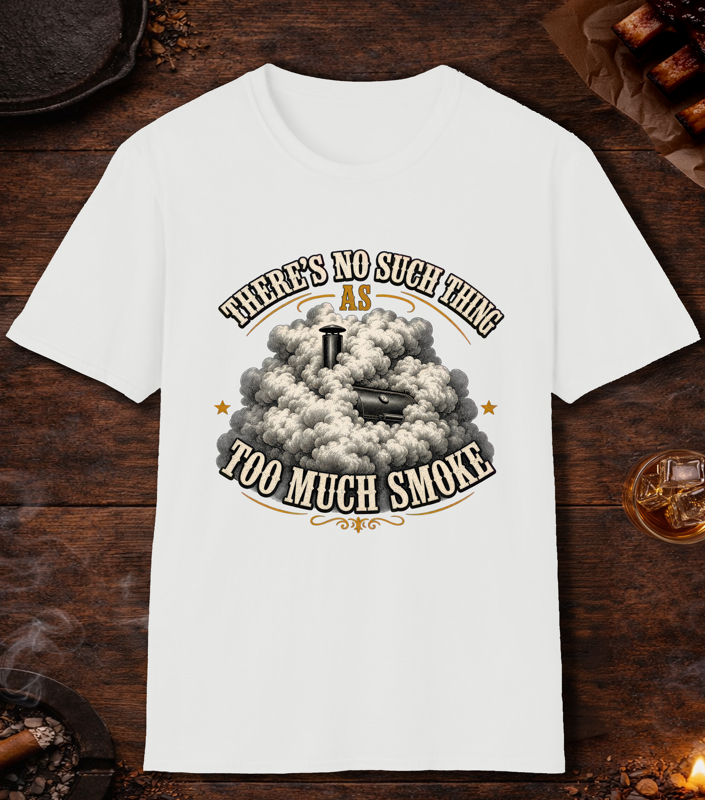 Too Much Smoke T-Shirt - White