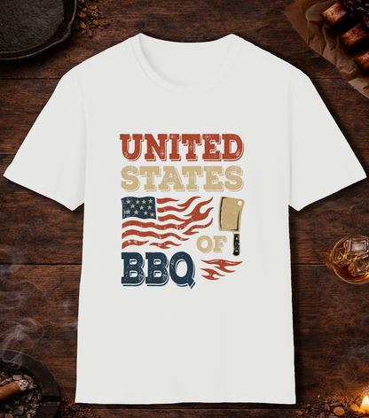 United States Of BBQ T-Shirt - White
