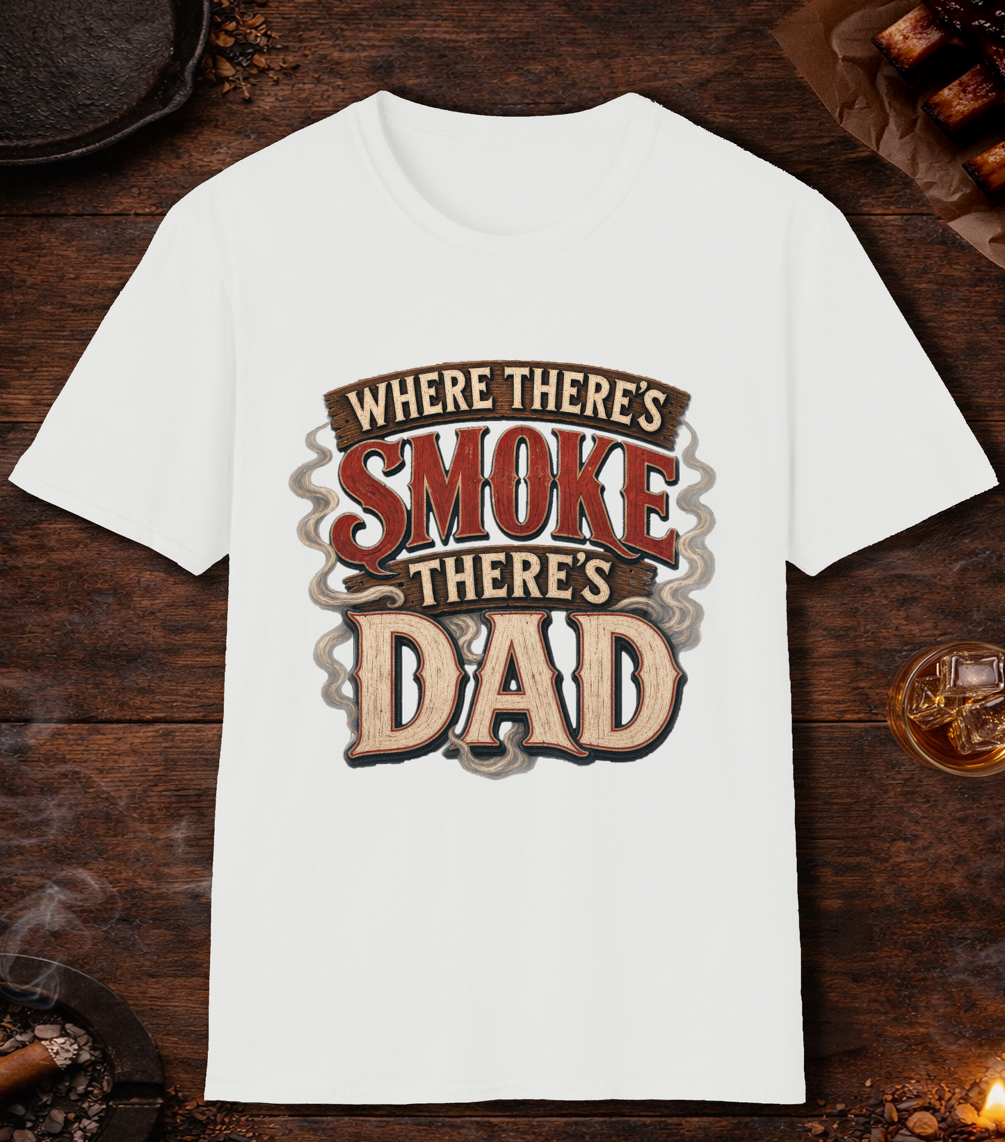 Where There's Smoke T-Shirt - White