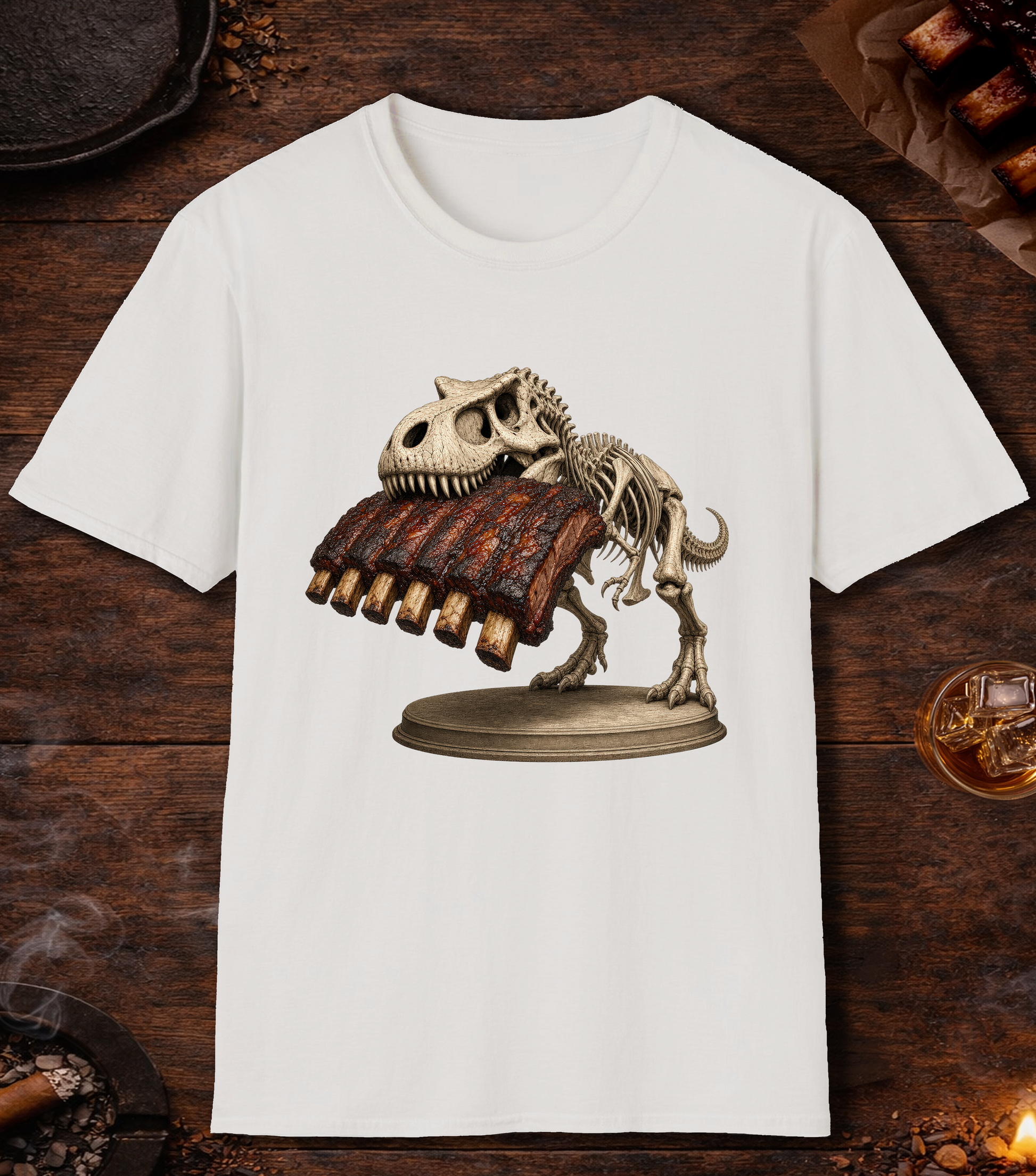 Dino Ribs T-Shirt - White