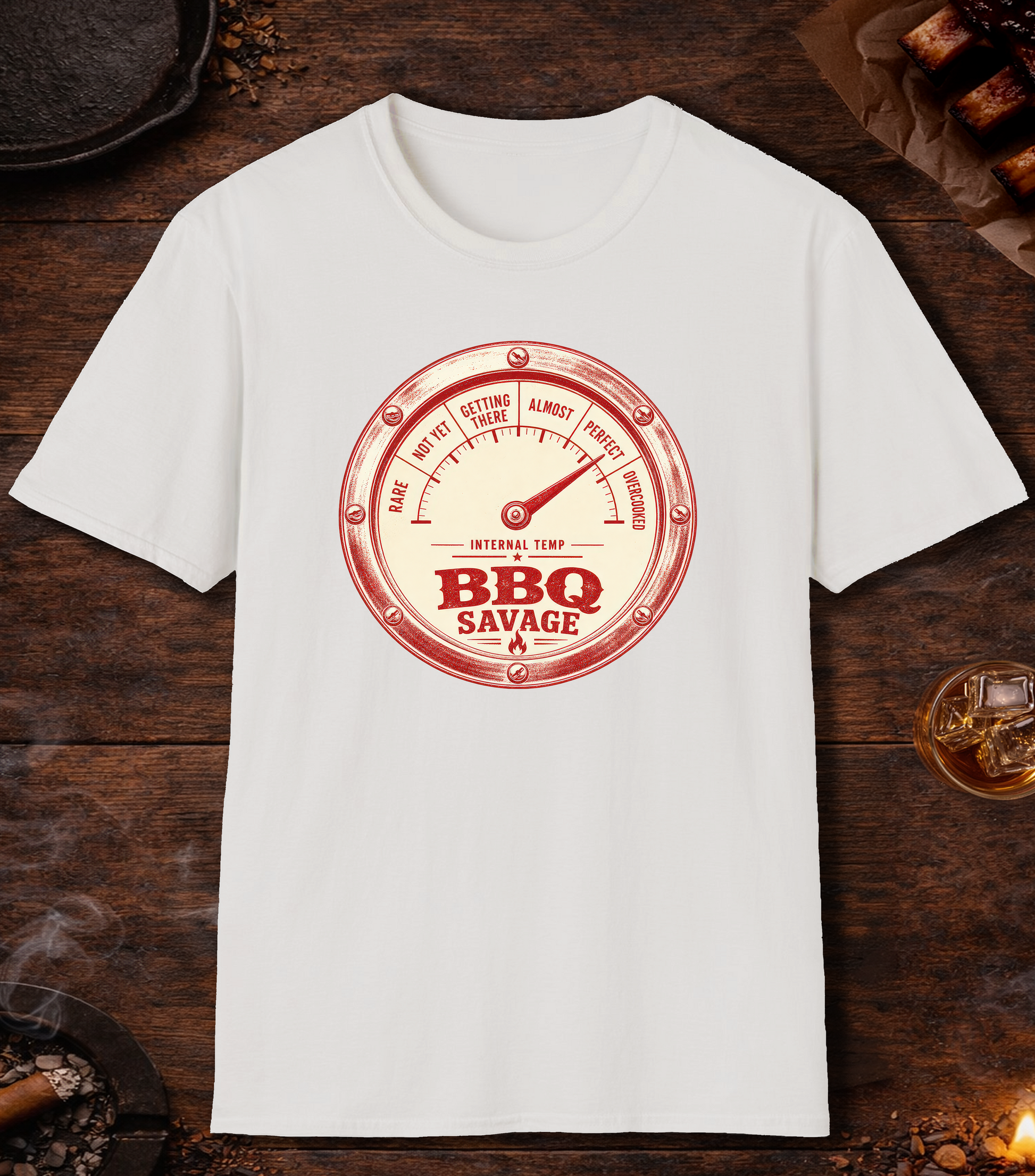 Temp Guage T-Shirt - White
