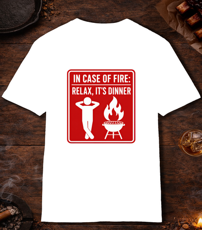 In Case of Fire T-Shirt - White