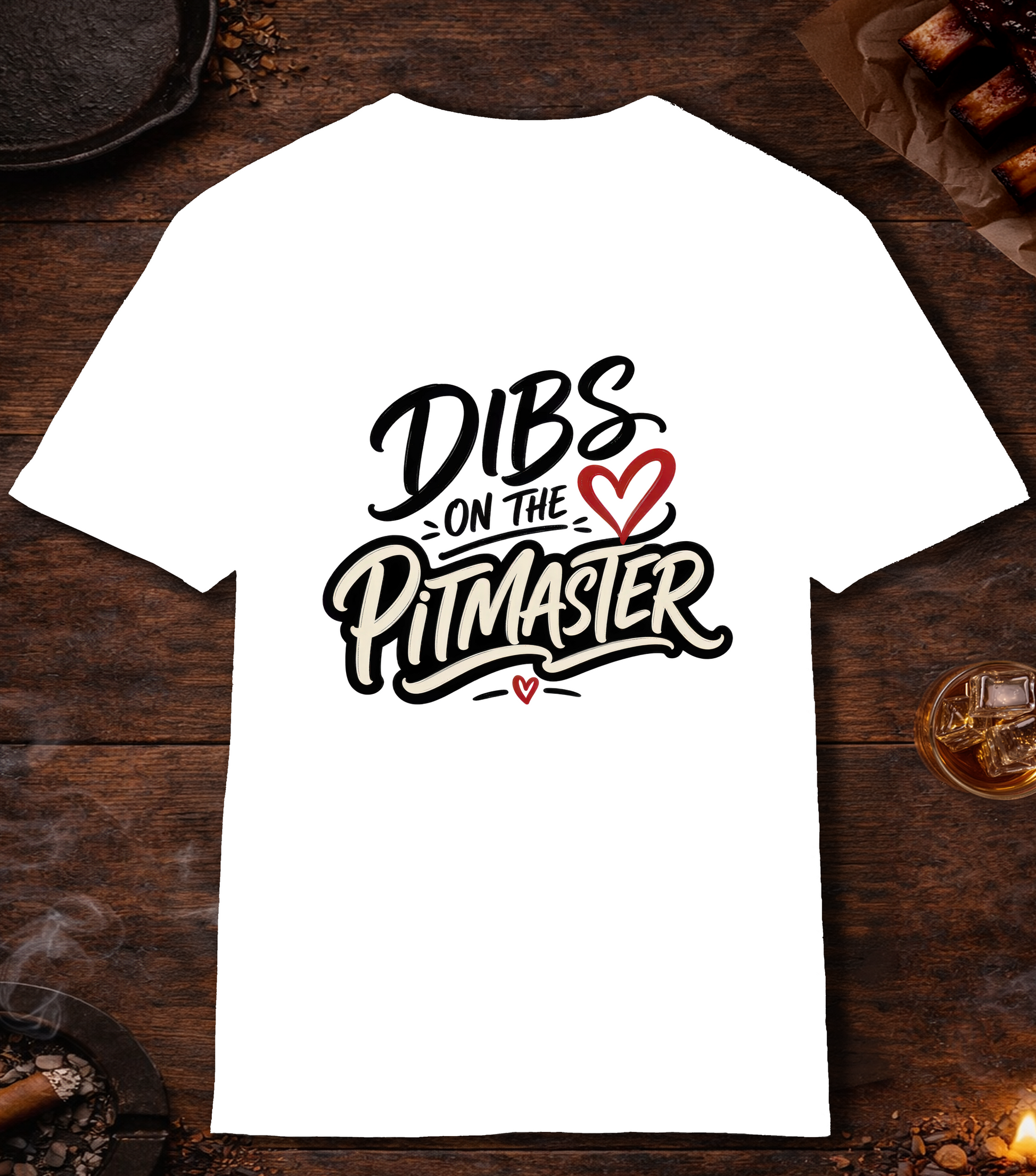 Dibs on the Pitmaster T-Shirt - White