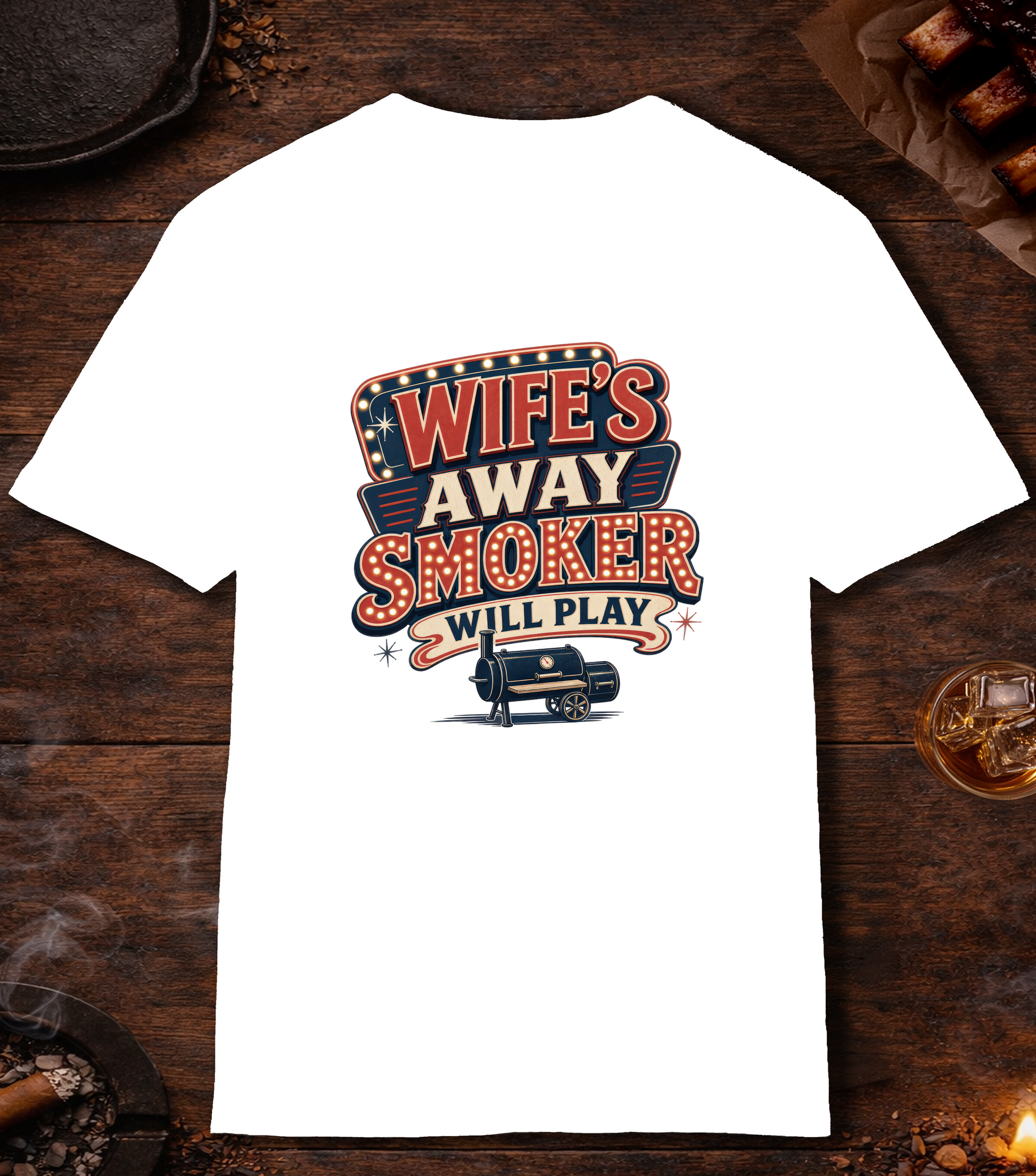 Wife's Away T-Shirt - White