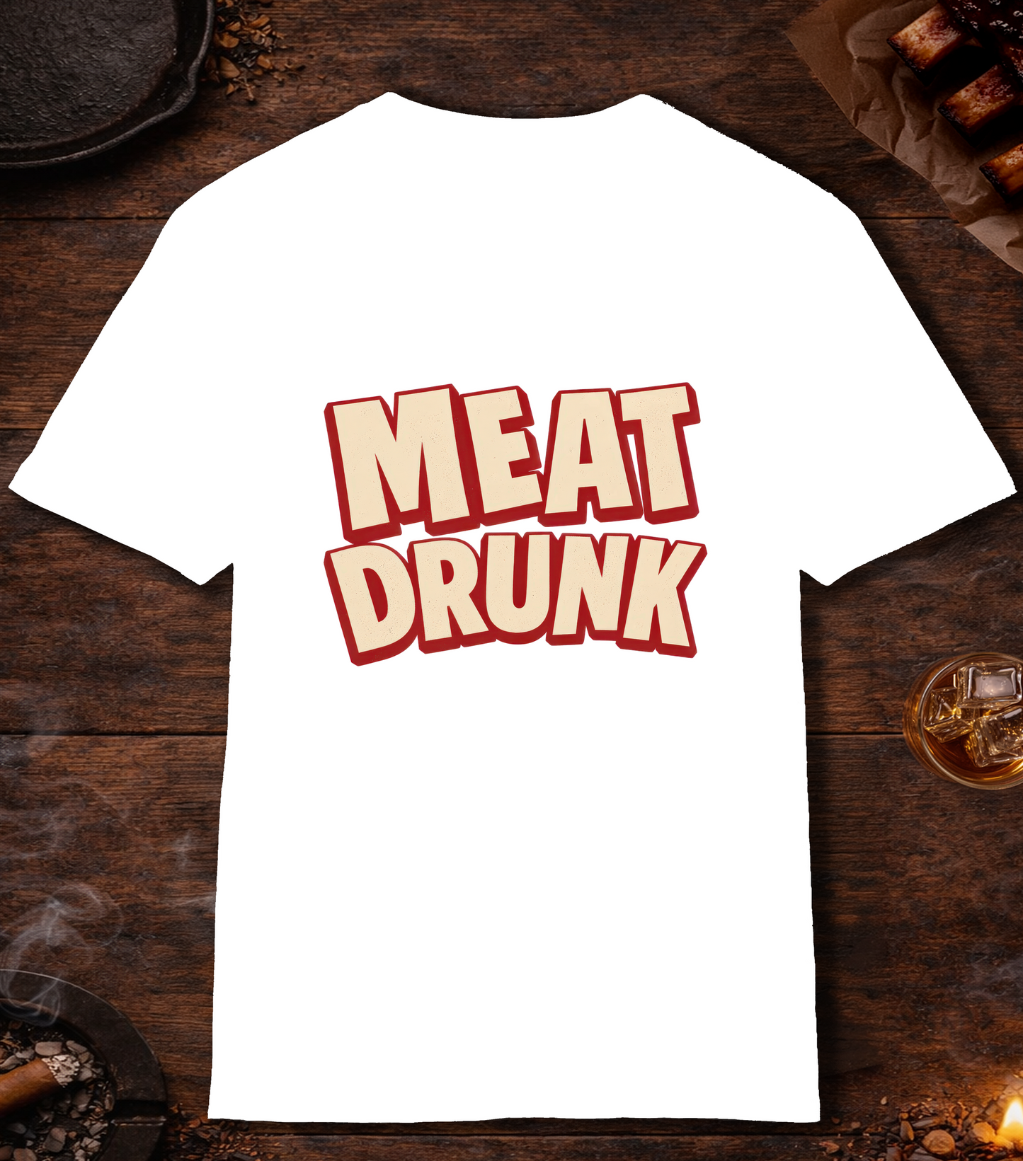 Meat Drunk T-Shirt - White