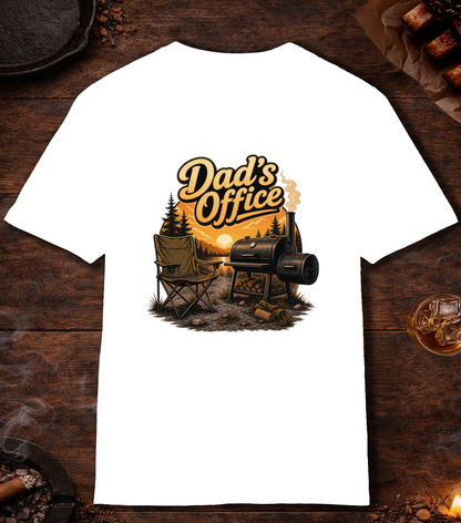 Dad's Office T-Shirt - White