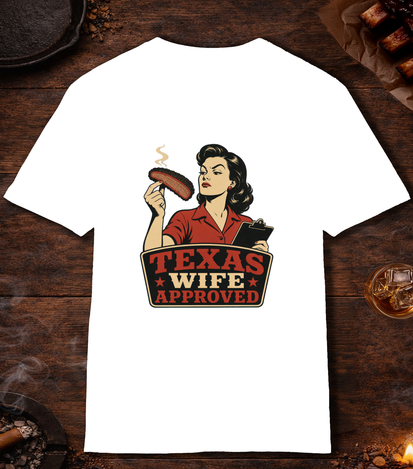 Texas Wife Approved T-Shirt - White