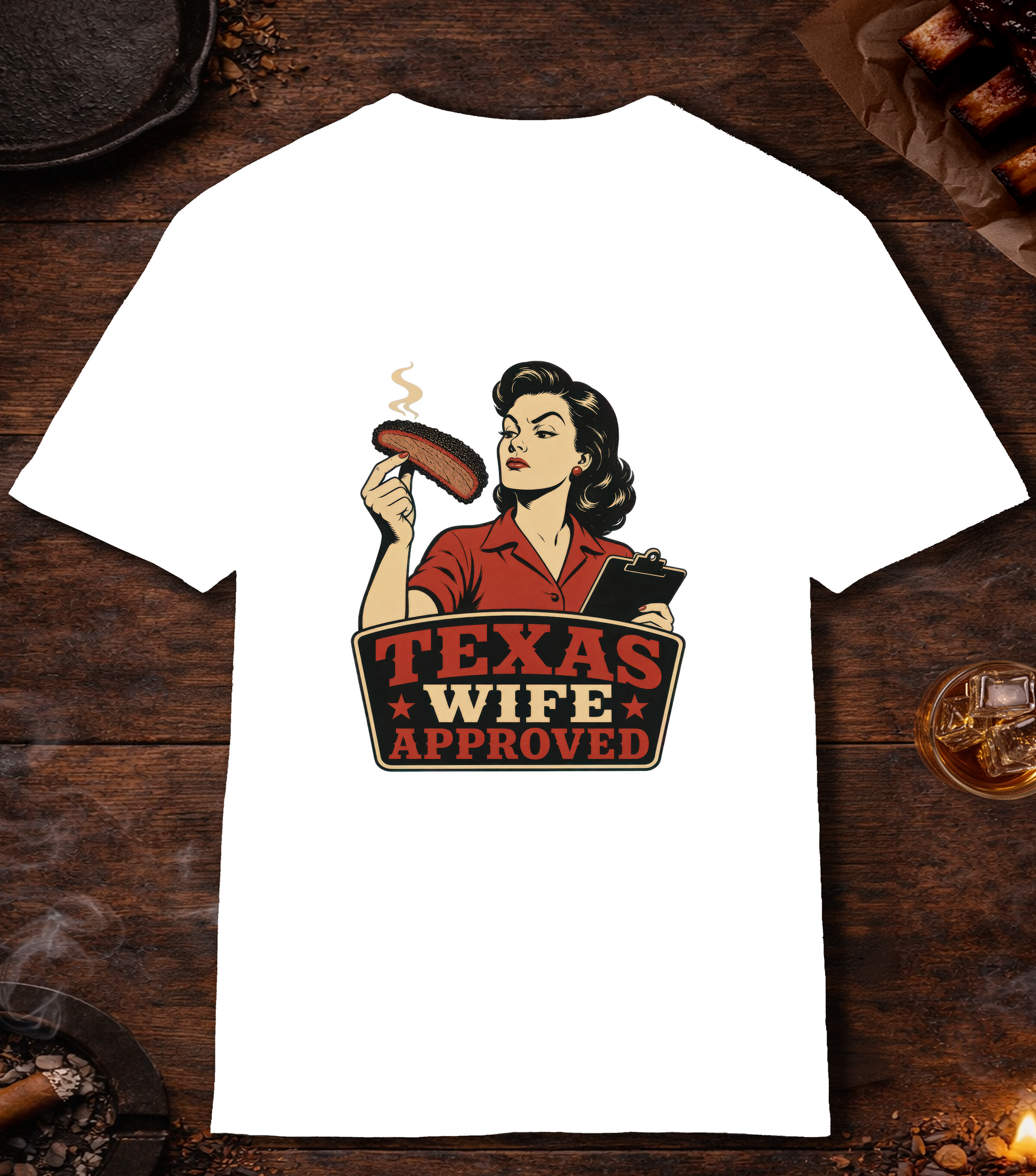 Texas Wife Approved T-Shirt - White