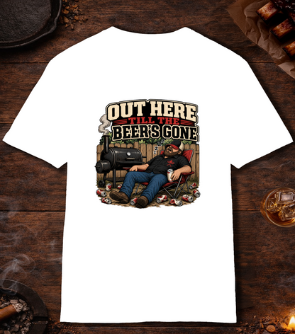 Till the Beer's Gone T-Shirt - White
