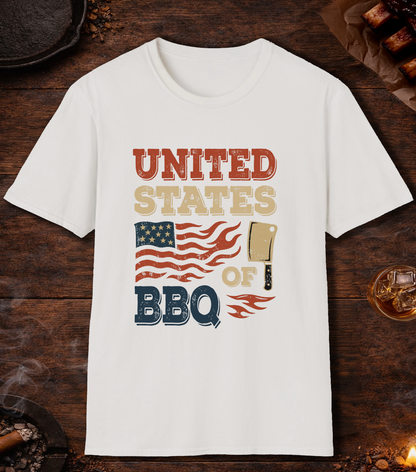 United States Of BBQ T-Shirt - White