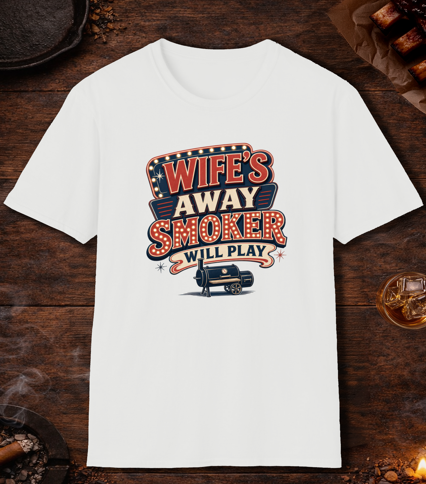 Wife's Away T-Shirt - White